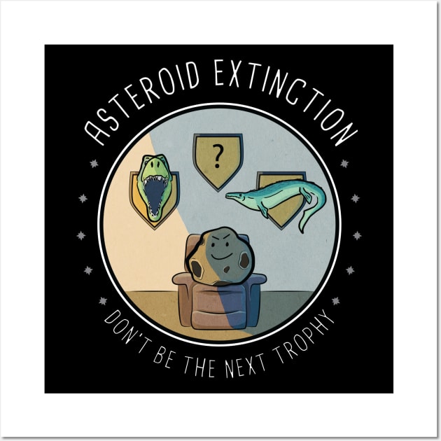 Asteroid Trophy Wall Art by photon_illustration